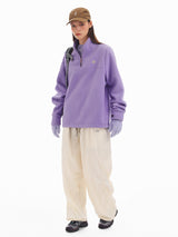 Purple Half-Zip Fleece