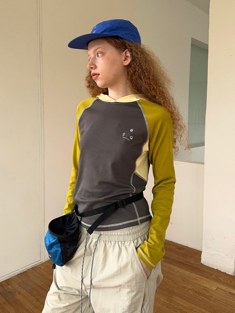Trail Patch Hooded Layer Top