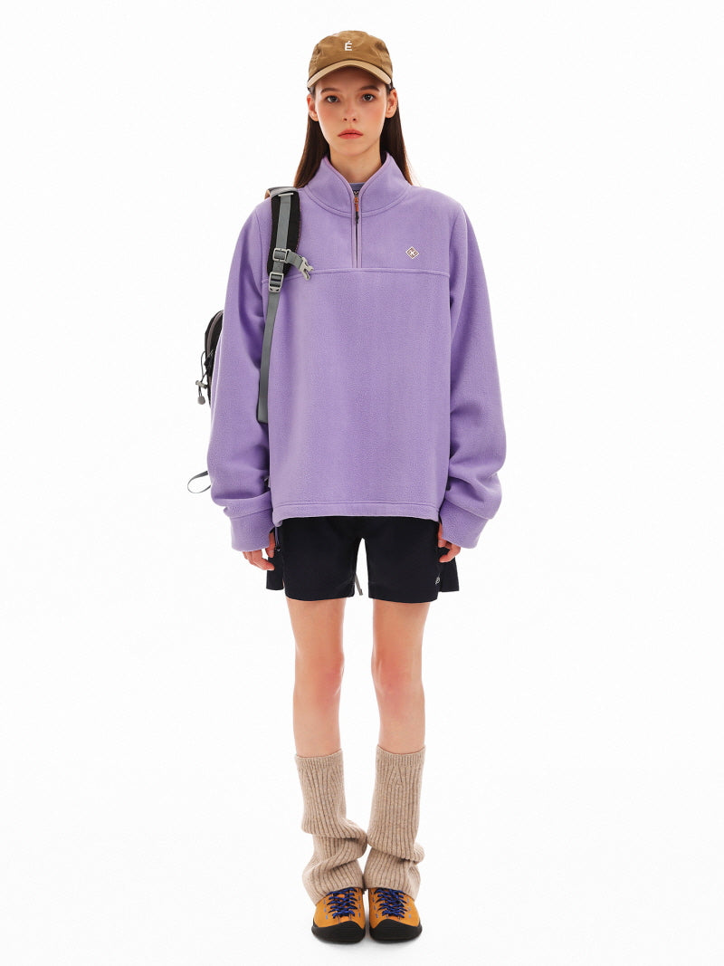 Purple Half-Zip Fleece