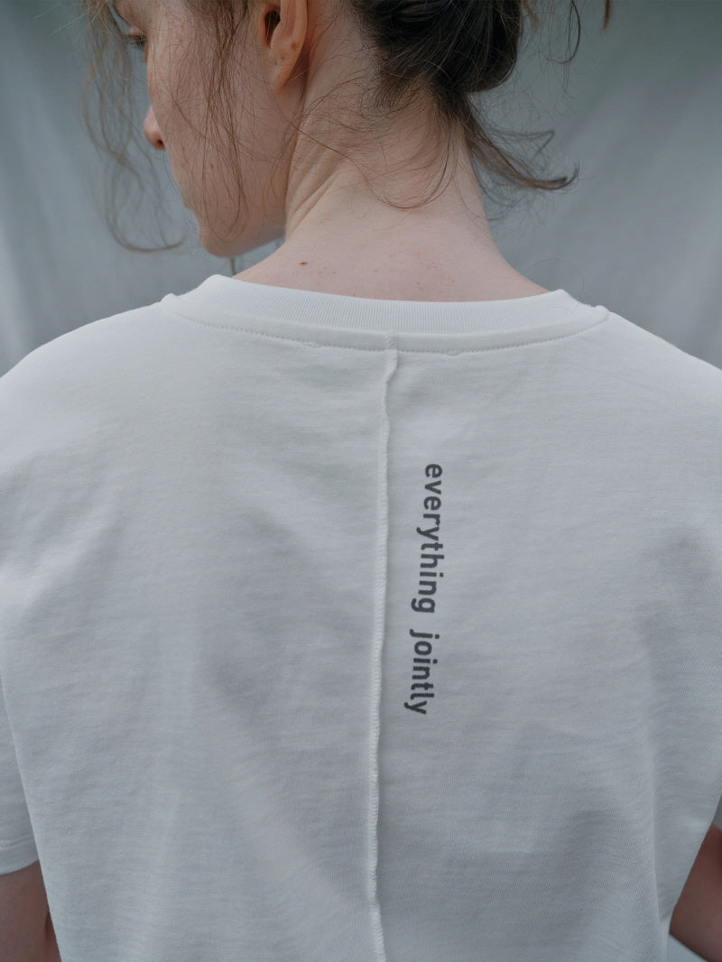 White Seam Tee