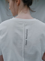 White Seam Tee