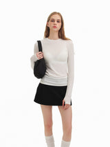 Soft Layer Wool Blend Tee