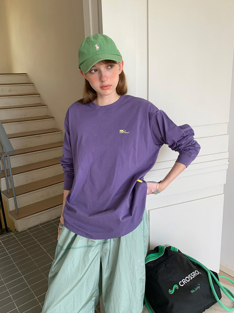 Soft Purple Long Sleeve Tee
