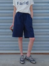Navy Line Easy Shorts