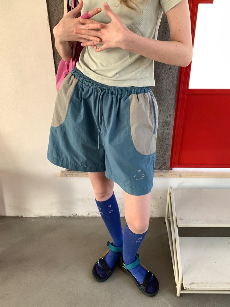 Trail Color Block Shorts