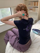 Contour Button Tee