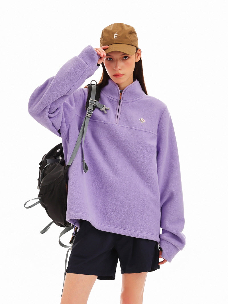 Purple Half-Zip Fleece