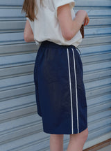 Navy Line Easy Shorts