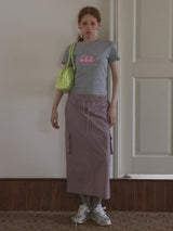 Women's Cargo Long Skirt