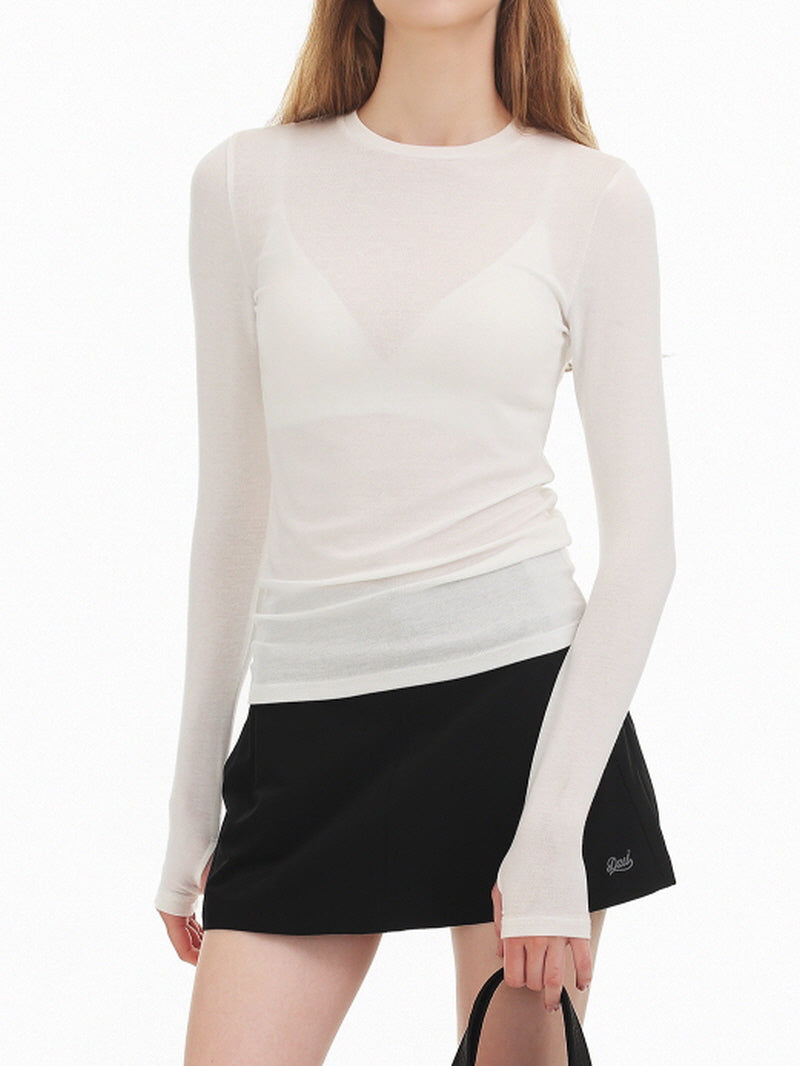 Soft Layer Wool Blend Tee