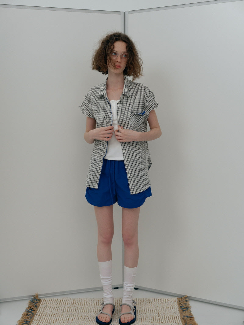 Blue Ease Utility Shorts