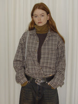 Vintage Plaid Oversized Shirt