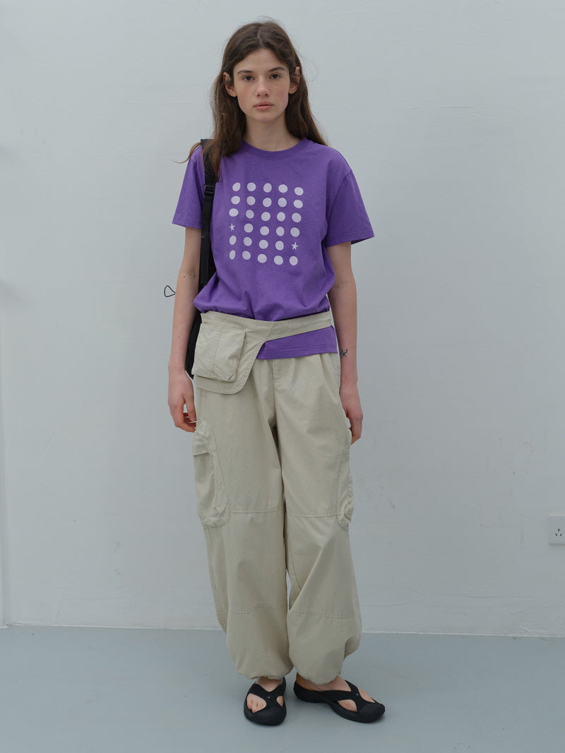 Khaki Utility Balloon Pants