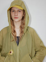 Olive Breeze Windbreaker