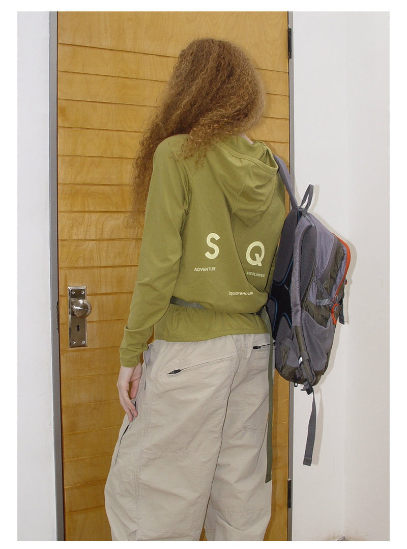 Olive green Long Sleeve Top