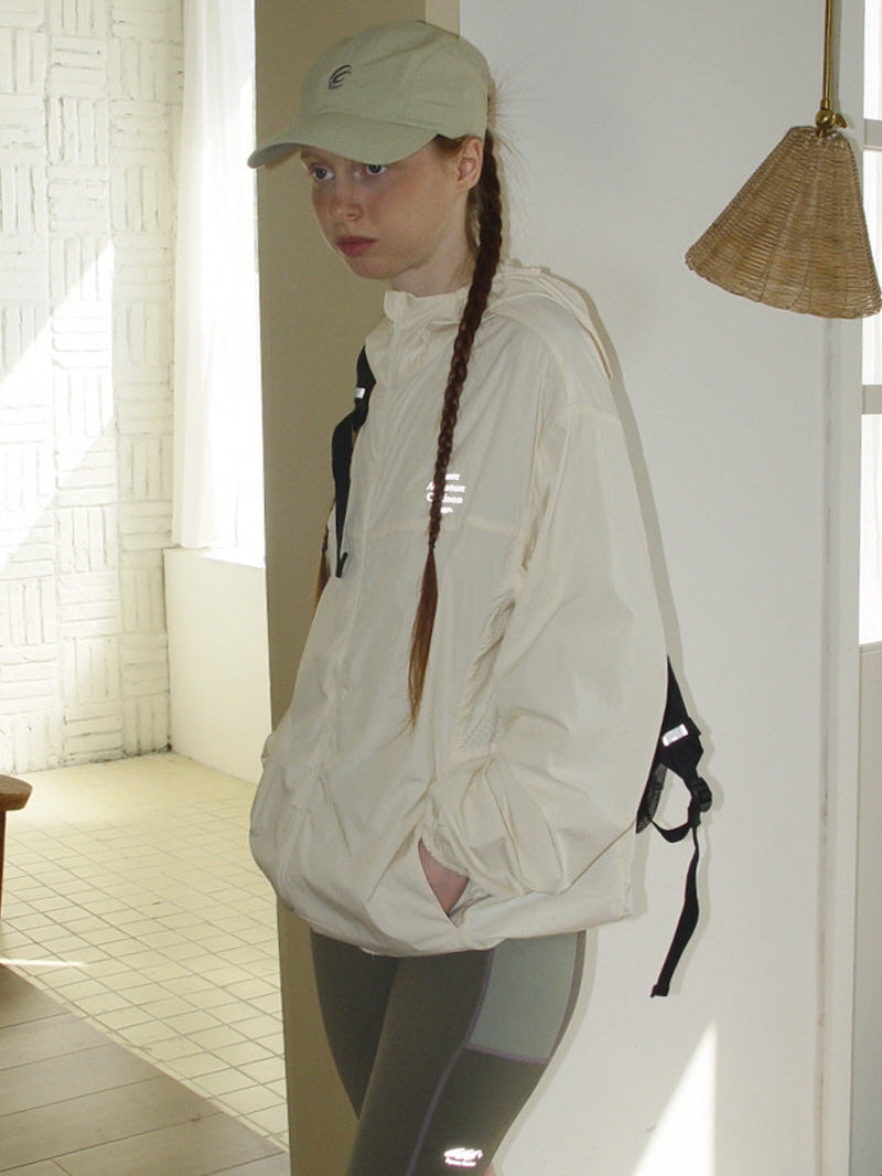 Soft Air Hooded Windbreaker