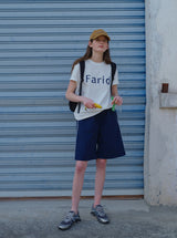 Navy Line Easy Shorts