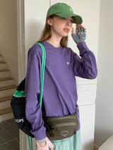 Soft Purple Long Sleeve Tee