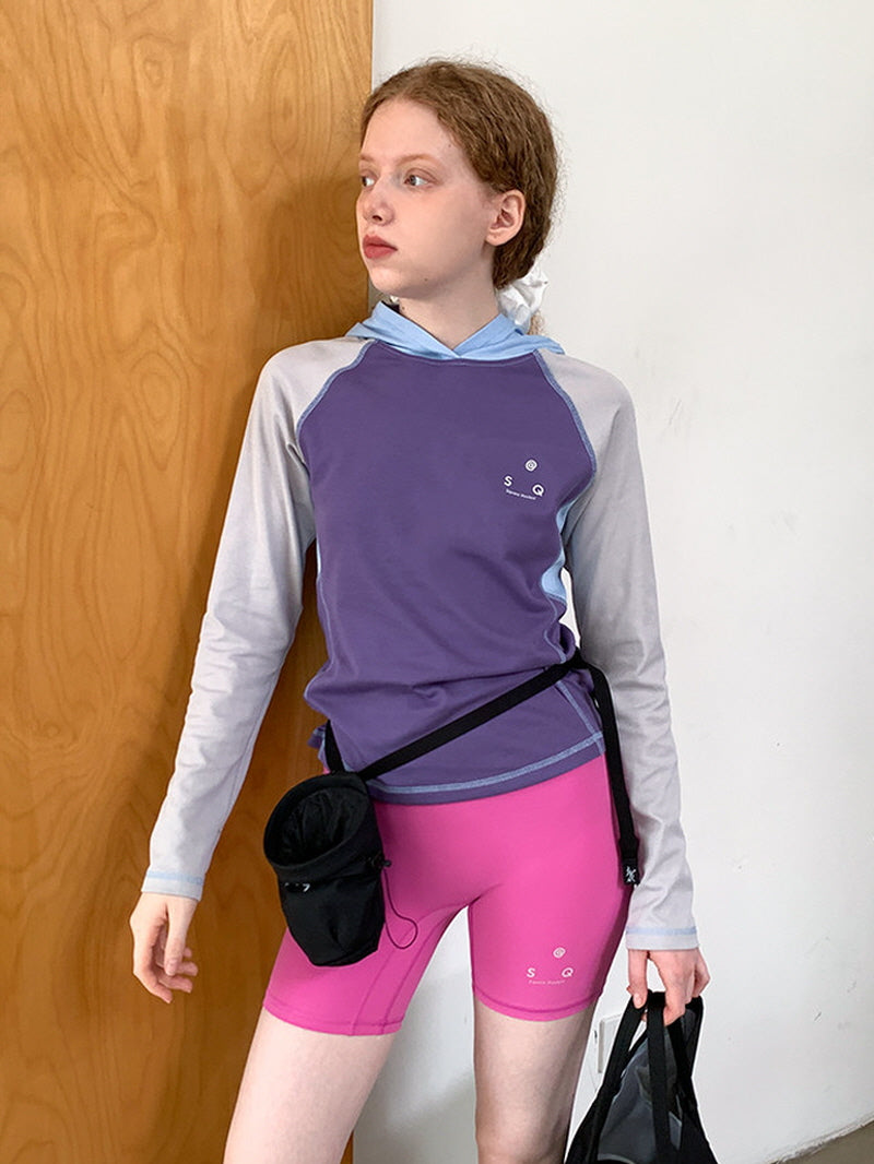 Trail Patch Hooded Layer Top