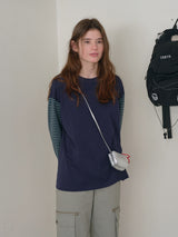 Contrast Long Sleeve Tee
