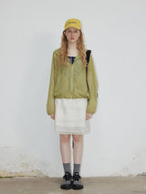 Olive Breeze Windbreaker