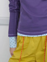 Womens Stitch Detail Long Sleeve Tee