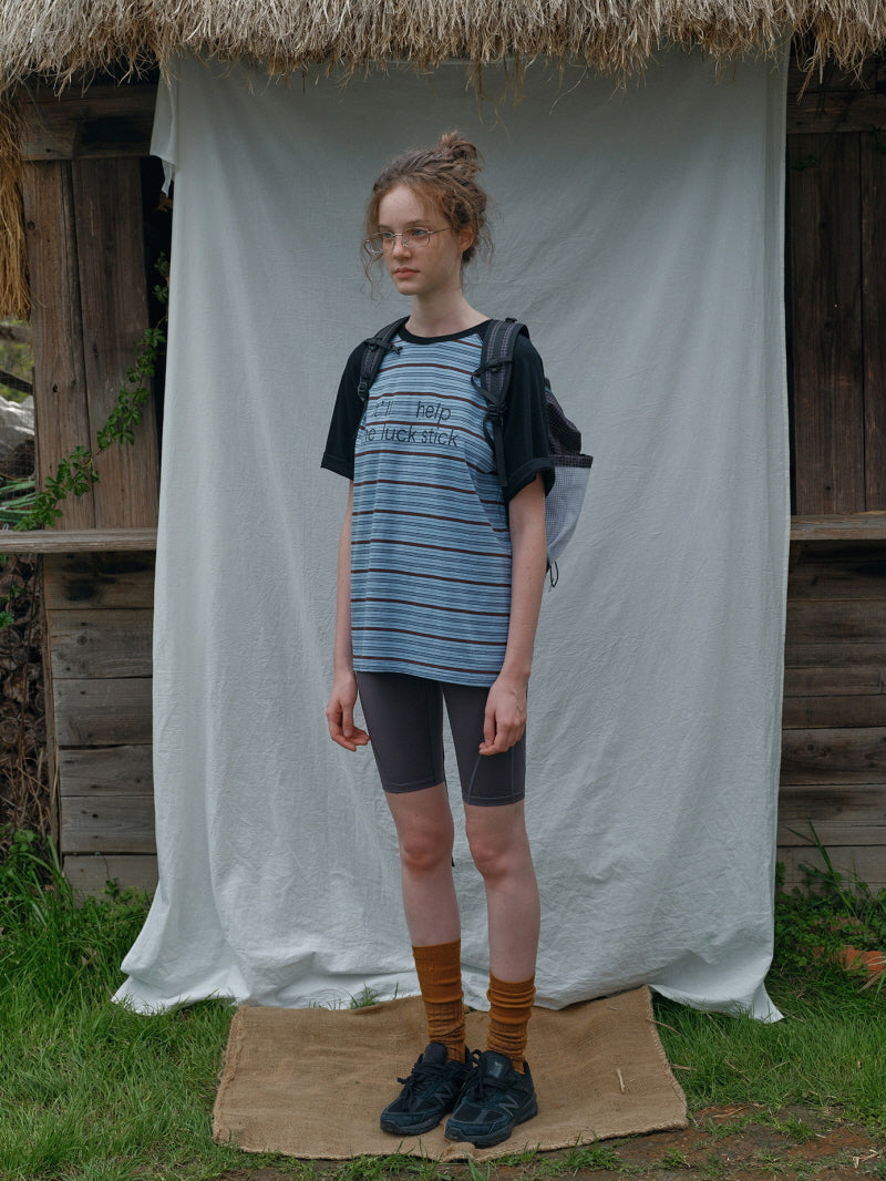 Stripe Raglan Tee
