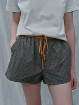 Forest Check Easy Shorts