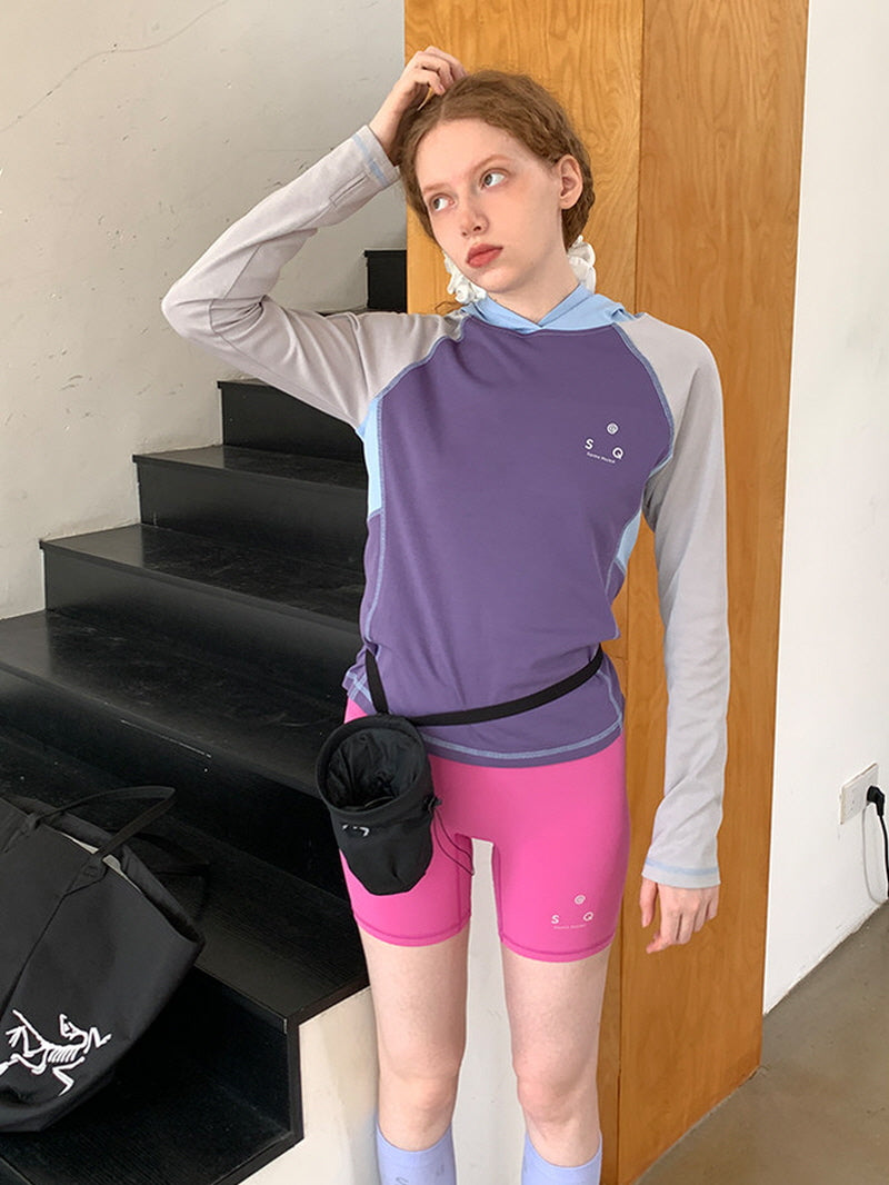 Trail Patch Hooded Layer Top