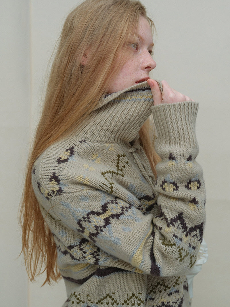 Nordic Trail Knit Pullover