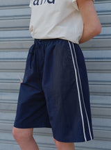 Navy Line Easy Shorts