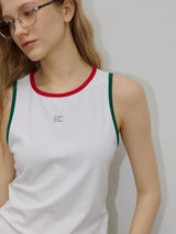 Contrast Trim Tank Top