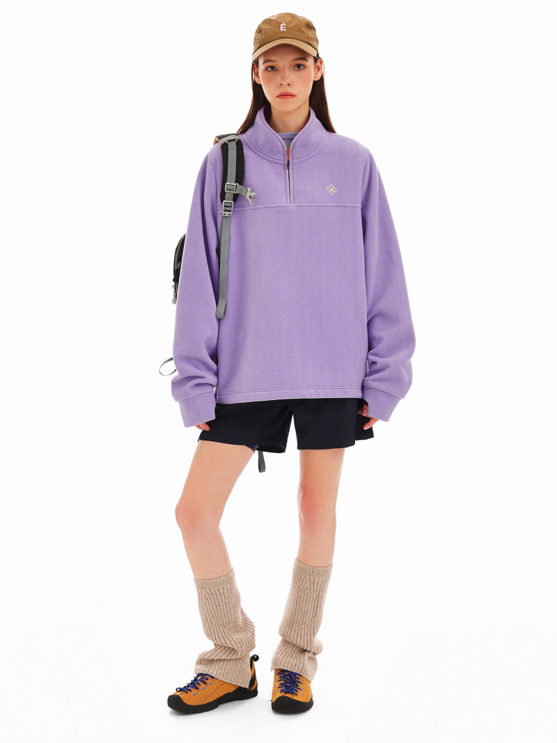 Purple Half-Zip Fleece