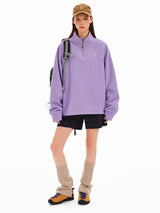 Purple Half-Zip Fleece