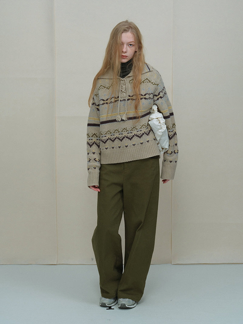 Nordic Trail Knit Pullover