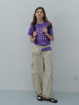Khaki Utility Balloon Pants