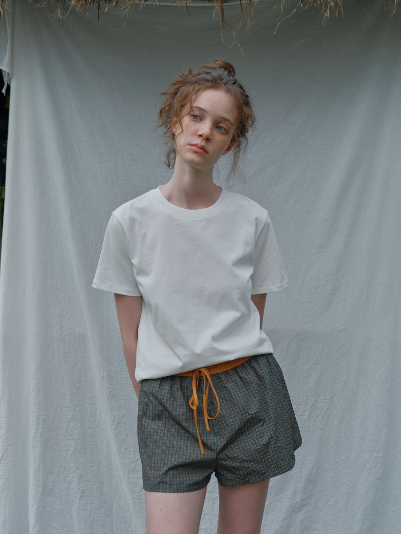 White Seam Tee