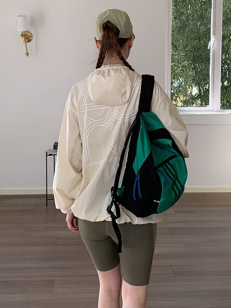 Soft Air Hooded Windbreaker