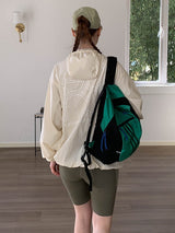 Soft Air Hooded Windbreaker