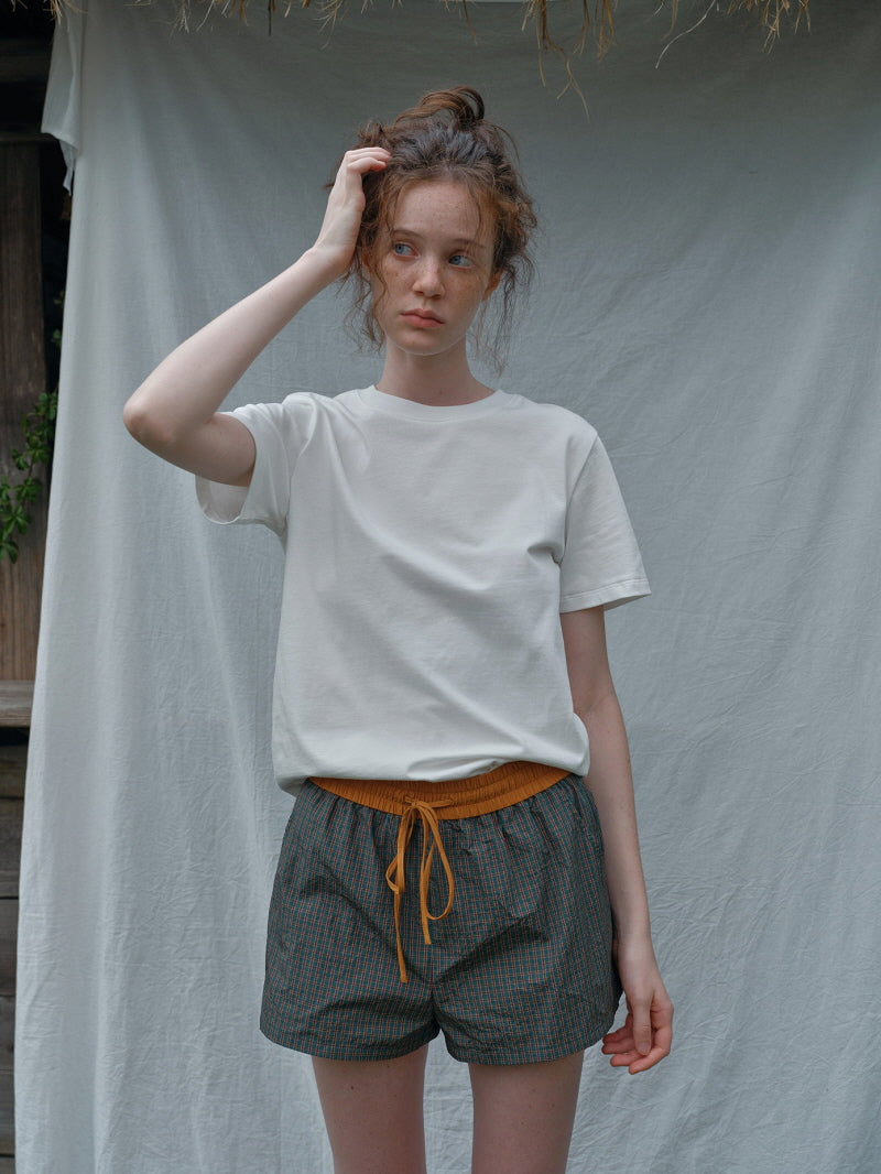 White Seam Tee