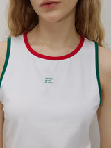 Contrast Trim Tank Top