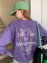 Soft Purple Long Sleeve Tee