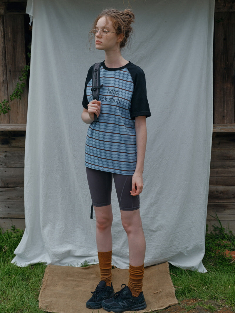 Stripe Raglan Tee