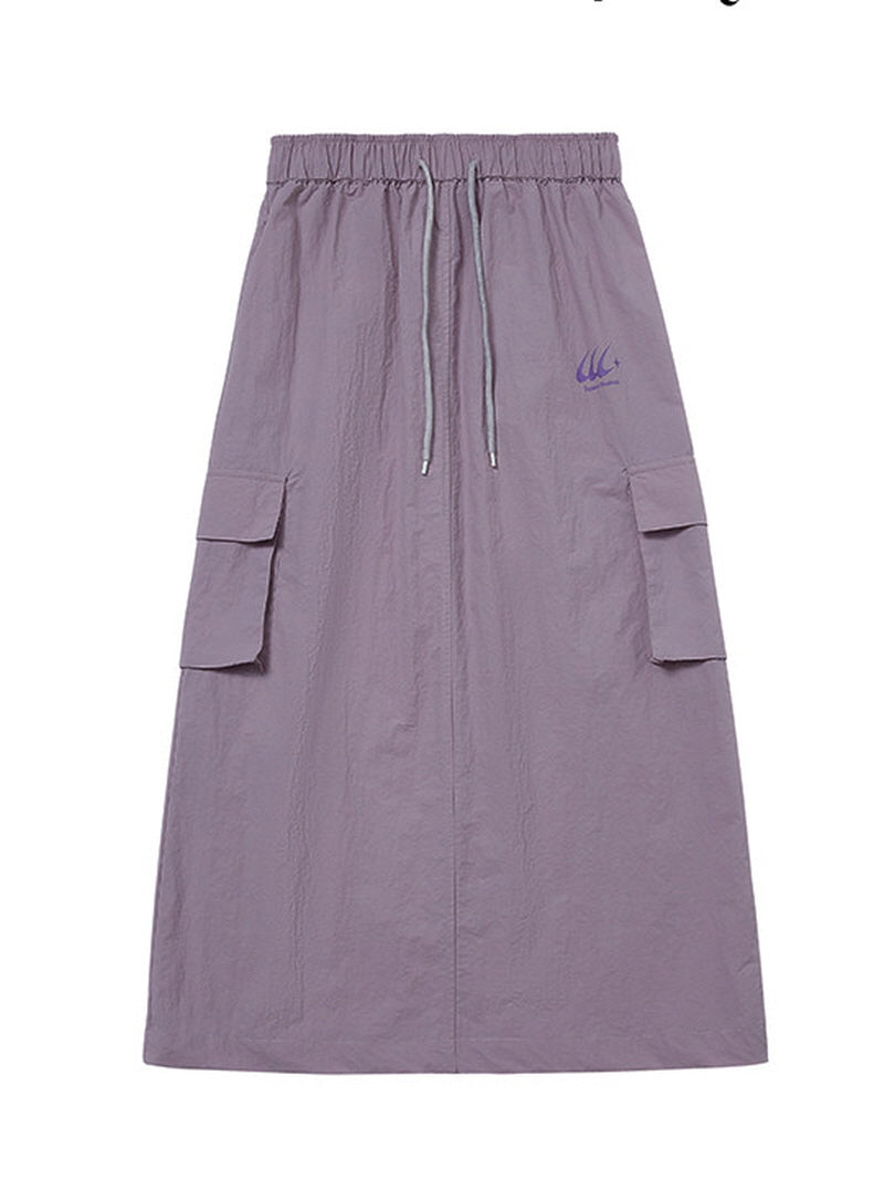 Women's Cargo Long Skirt