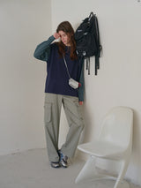 Contrast Long Sleeve Tee