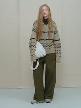 Nordic Trail Knit Pullover