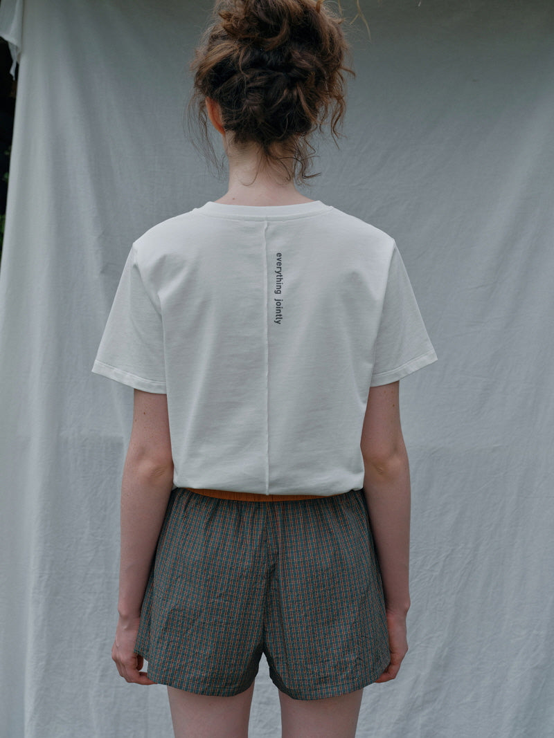 White Seam Tee