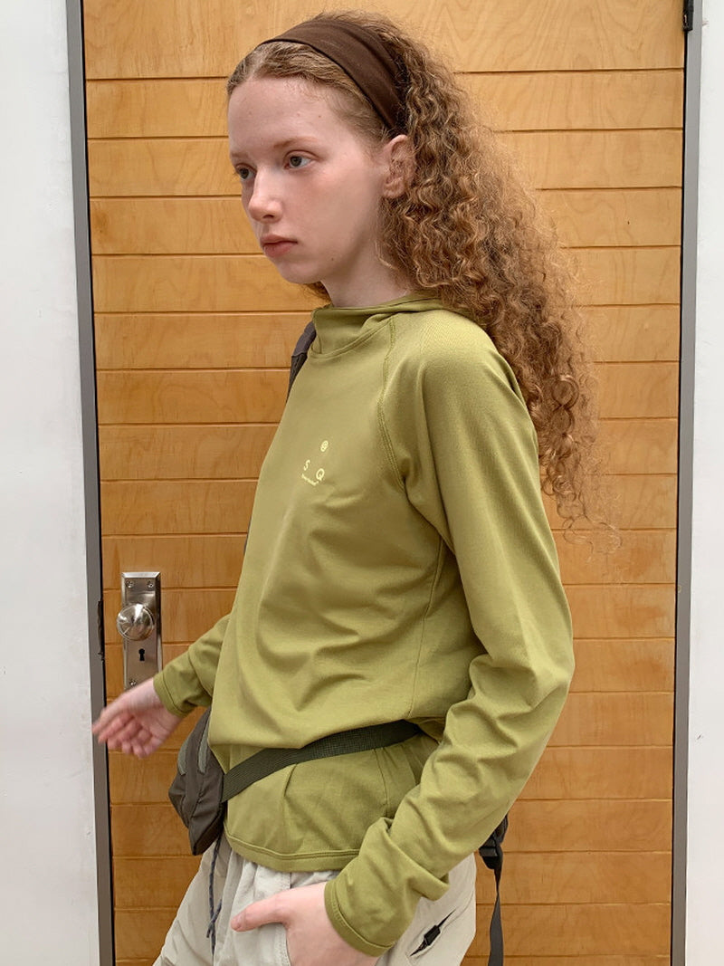 Olive green Long Sleeve Top