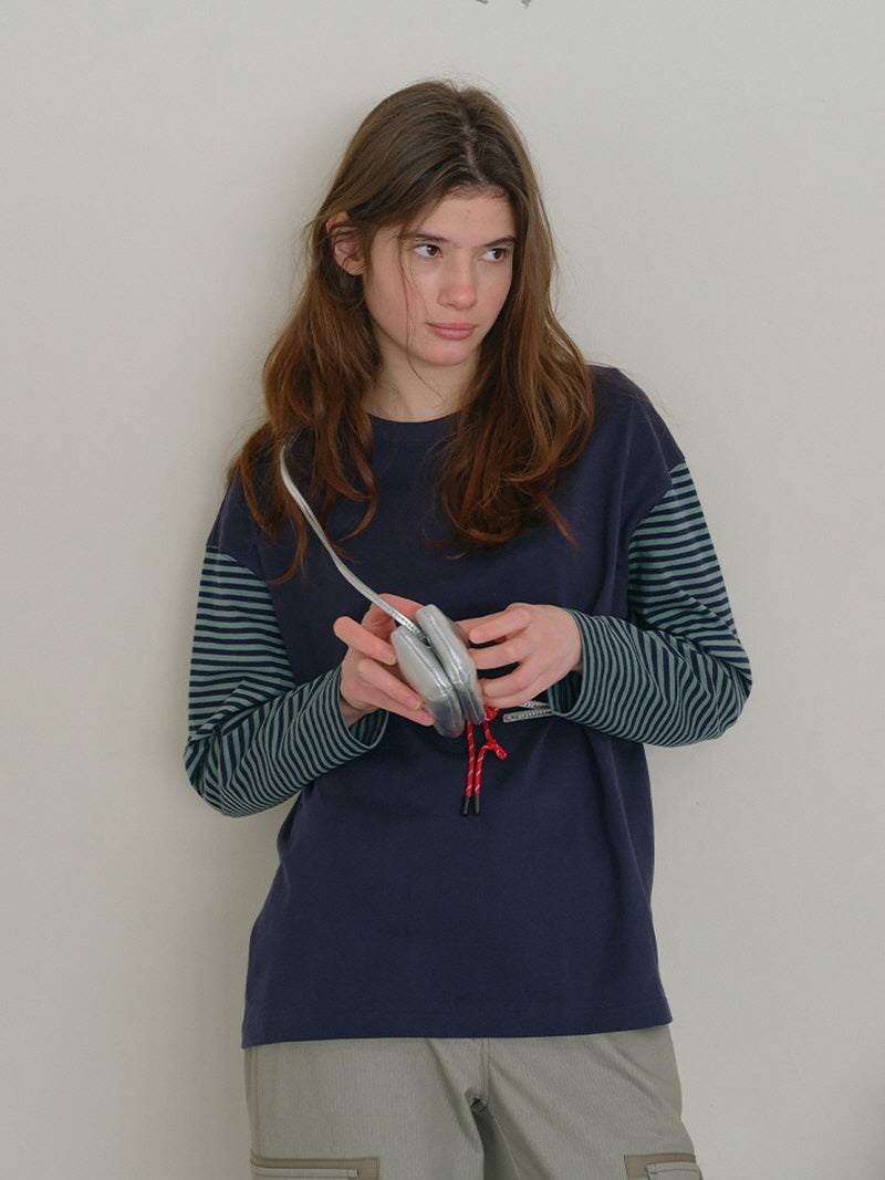 Contrast Long Sleeve Tee