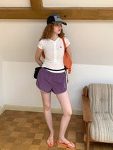 Contour Button Tee